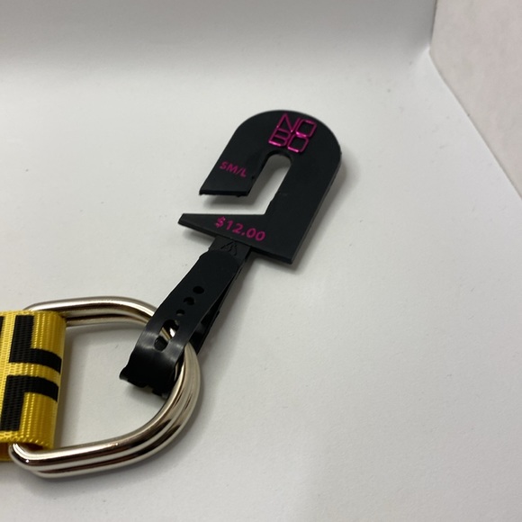 No Boundries Yellow and Black polyester belt- 36mm-NWT - Picture 2 of 5